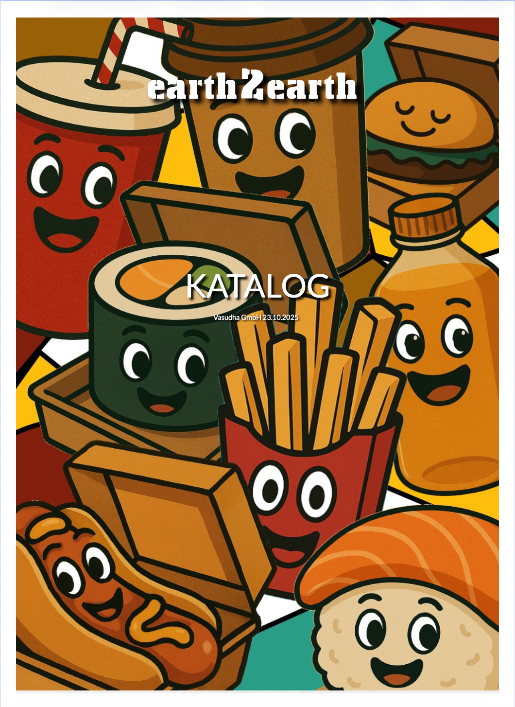 earth2earth Katalog – Titelseite